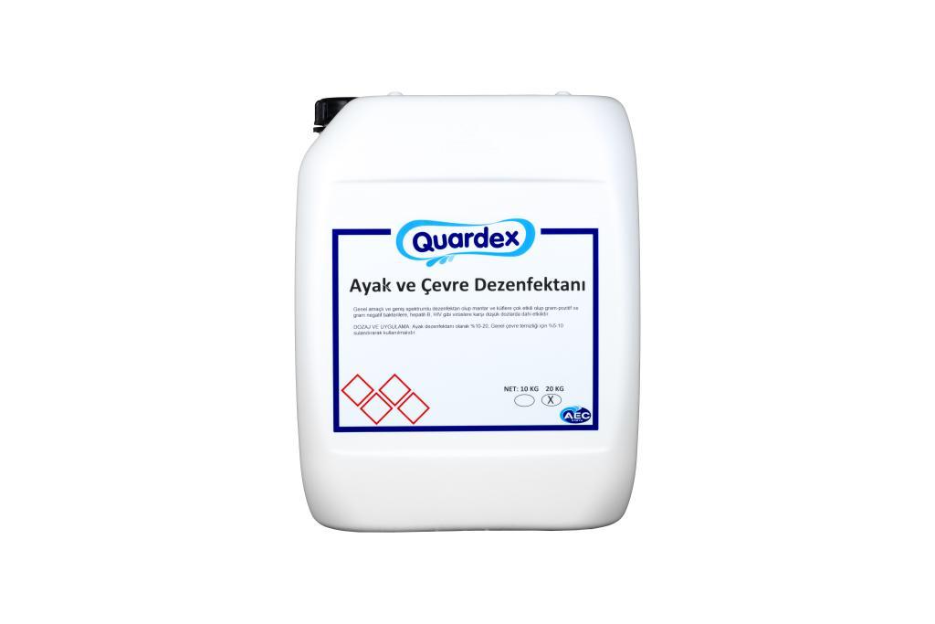AYAK VE ÇEVRE DEZENFEKTANI QUARDEX 20 KĞ