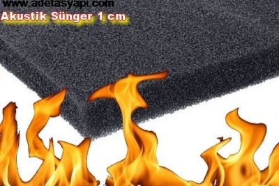 10 MM Düz Yanmaz Akustik Sünger - BU ÜRÜN 5M² PAKETLER HALİNDE SATILIR