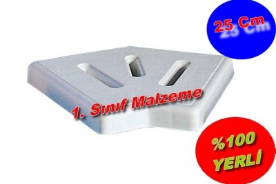 Havuz Kanalı Köşesi 25 Cm (45 derece)