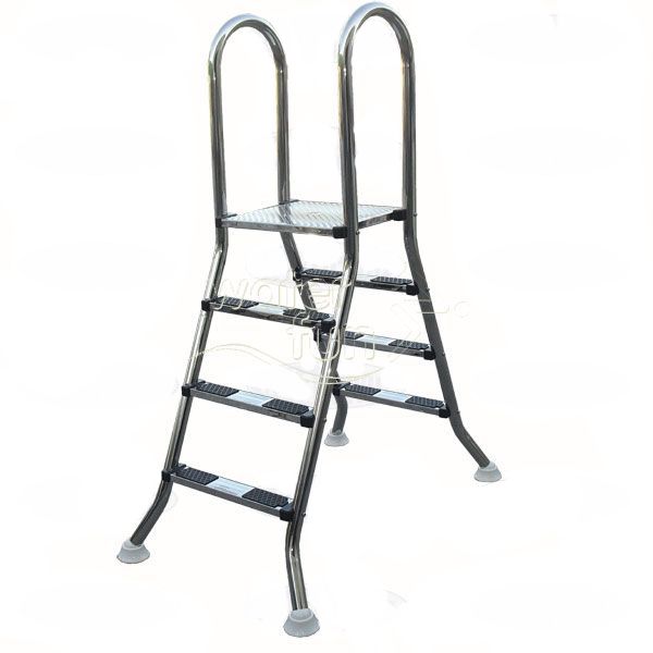 WATERFUN MERDİVEN ELEVADA MODEL PASLANMAZ PLATFORMLU 3 BASAMAKLI